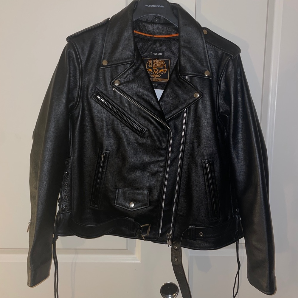NWT Wilson’s Leather / Milwaukee Leather Cleo motorcycle jacket